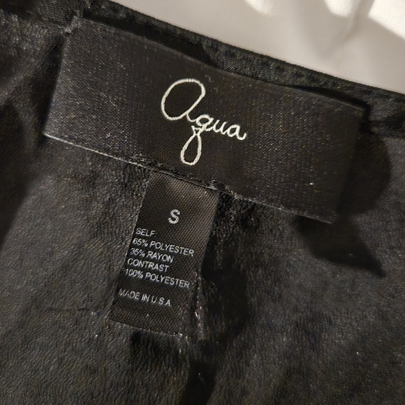 Women's Black Lace Statement Piece Top Size S Used - Picture 6 of 7